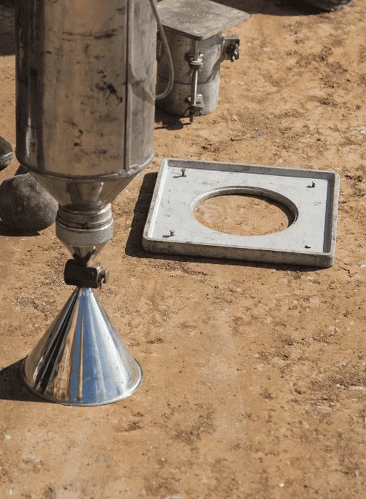 Field Density Testing Using the Sand Cone Method in Mildura